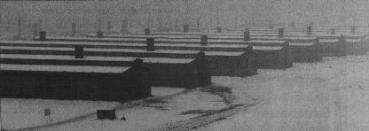 A view of a concentration camp